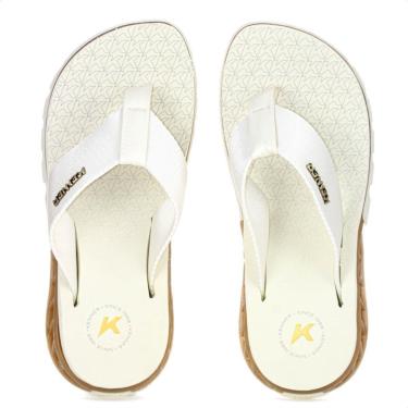 Imagem de Chinelo Kenner Rakka Edição Especial Off White e Bege - Masculino-Masculino