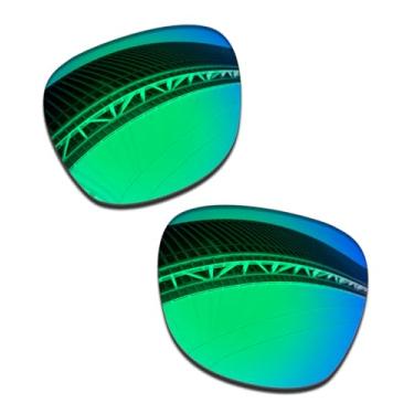Imagem de LenzProse Lentes de reposição polarizadas de 1,5 mm para óculos de sol inteligentes Ray-Ban Meta Wayfarer RW4012 50 mm (Gen2), Verde jade polarizado - 1,5 mm, 50mm
