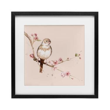 Imagem de Stupell Industries Sweetest Brown Bird Impressão emoldurada preta sob vidro, design por Lisa Wehmeyer, 40,6 x 40,6 cm