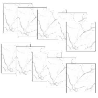 Imagem de Placa Adesiva 3D Marmore kit 10 uni Autocolante Papel de Parede Casa B