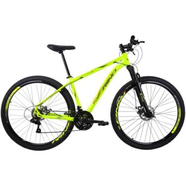 Imagem de Bicicleta Aro 29 Rino Everest 21v Freio A Disco Cambios Index (Amarelo Neon, 15)
