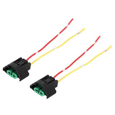 Imagem de 2PCS Car Motocicleta Adaptadora Feminina Fiação da Sonda Base Lâmpadora de Lâmpada Conector de Cabo H8 H11 Resistente Ao Calor Pesado Resistente à Prova D'água à Prova D'água