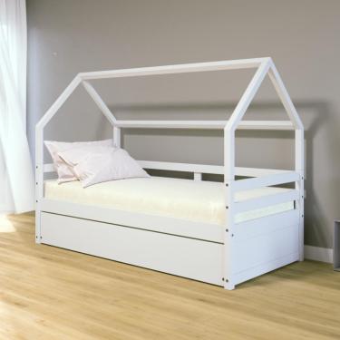 Imagem de Bicama Casinha Solteiro Slim Rb Branco Housin