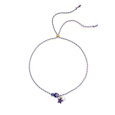 Imagem de Colar de estrela do mar, boêmio, praia, havaiano, colorido, verão, praia, costa, gargantilha para mulheres e homens, 29.5in, cerâmica, Sem Pedra Preciosa