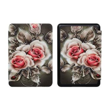 Imagem de Akacy Capa com padrão pintado para Kindle Paperwhite 6.0 polegadas 11ª geração lançada em 2022/2024 (Modelo: C2V2L3/RS23CV) com função hibernar/despertar automática (29)