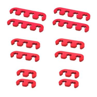 Imagem de ZNDAW Separador de fios de vela de ignição de 7 mm, 8 mm, 8,5 mm, 8,5 mm, 8,8 mm, braçadeira de suporte para separadores de fios de ignição, kit de divisores de teares de vela de ignição para fixar e