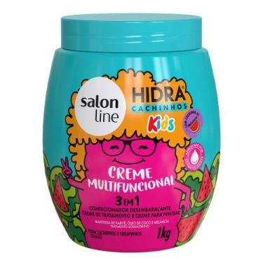 Imagem de Creme Multifuncional Salon Line Kids Hidra Cachinhos 3 em 1 1Kg