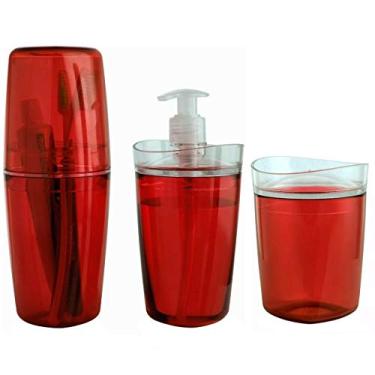 Imagem de Porta Algodao Tule, Ou, Vermelho