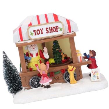 Imagem de ZJchao Casa de Música de Natal, Caixa de Música Brilhante para Carro de Jantar Com Música de Natal Alegre, para Decoração de Mesa de Férias, Pingentes de árvore de Natal e Presente (Árvore de Natal)