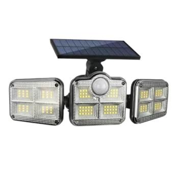 Imagem de Refletor Luminária Solar De Parede Cob 120 A Prova Da Agua Com Sensor Presença
