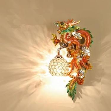 Imagem de Luminária de parede de arte contemporânea personalizada e moderna para sala de estar, quarto, escritório, casa de campo, hotel, corredor, luz LED (B Direita)