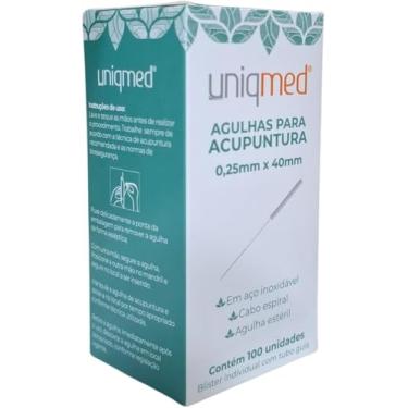 Imagem de Uniqmed, Agulha Acupuntura 0,25x40mm | Aço inox
