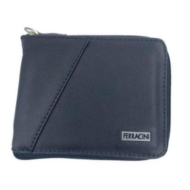 Imagem de Carteira Ferracini Couro Masculina Zíper 270-Masculino