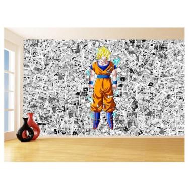 Imagem de Papel De Parede Dragon Ball Goku Página Manga 3,5M Dbz516 - Você Decor