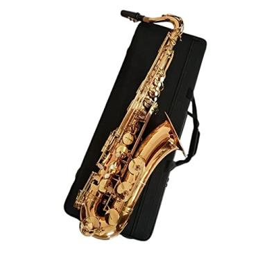 Imagem de Saxofone Tenor Instrumento Profissional de Tocar Saxofone Tenor Saxofone Bb Instrumento de Sopro de Madeira