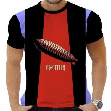 Imagem de Camiseta Camisa Personalizada Rock Clássico Led Zeppelin 25 - Obsidian