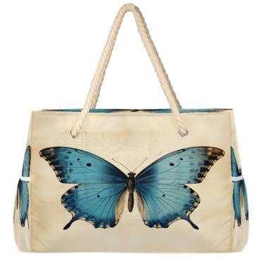 Imagem de hongjinglin Bolsa de praia grande, leve, dobrável, para gatos, fofa, amarela, para piscina, bolsa de ombro, Cor 8, Large