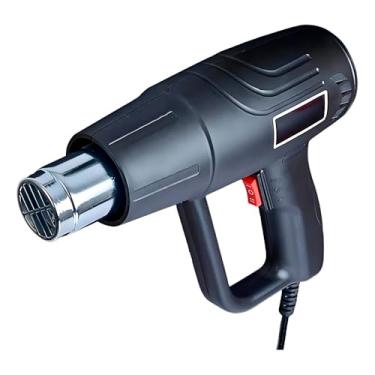 Imagem de Soprador Térmico Profissional 3800W, Controle de Temperatura Ajustável 50°C-600°C, 2 Níveis de Aquecimento, Preto, com Manual