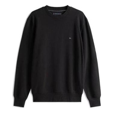 Imagem de Moletom Tommy Hilfiger Casaco Terry Crew Masculino Marinho-Masculino