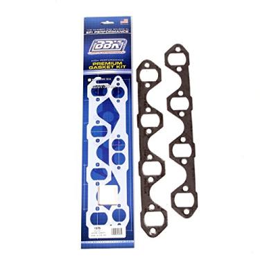 Imagem de BBK 1575 Kit de juntas de cabeçote de escape premium de 3,5 cm para Ford 302/351 (par), cinza escuro