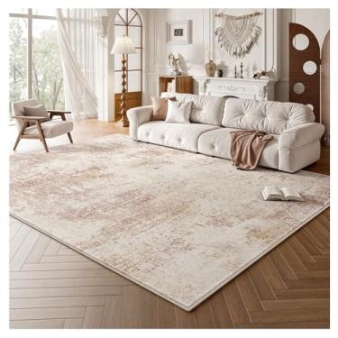 Imagem de SPXMQSS Tapetes para sala de estar, laváveis à máquina para sala de estar, antiderrapante, tapetes de quarto grandes, dobráveis, fáceis de cuidar, para quarto, sala de jantar, cabeceira, B, 200 x 300