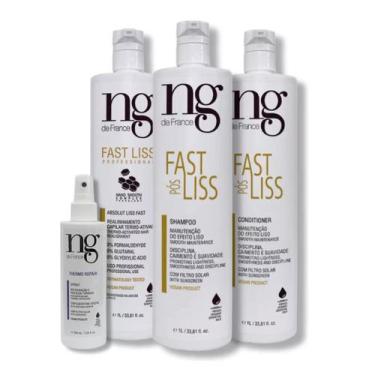 Imagem de Ng De France Fast Liss + Pós Fast Liss Sh. E Cond. + Thermo