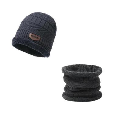 Imagem de Conjunto De Luvas, Gorro E Cachecol Para Inverno Com Tela Sensível Ao 