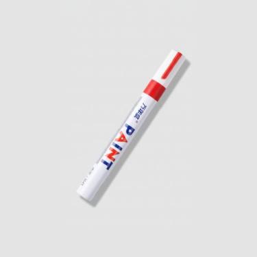 Imagem de Caneta De Tinta Óleo Para Detalhes E Pintura Automotiva Pneu (Vermelho)