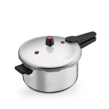 Imagem de Panela de Pressão 7 Litros com Fechamento Externo, Alumínio, Prateado