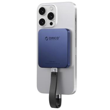 Imagem de ORICO SSD externo de 2 TB até 2000 MB/s Unidade de estado sólido portátil, prata-K20MINI azul