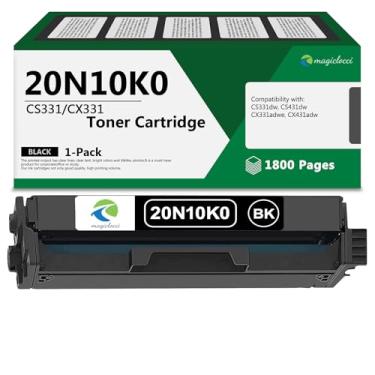 Imagem de magiclocci Cartucho de toner preto 20N10K0 [1.800 páginas], substituição CS331 compatível com cartucho de toner Lexmark 20N10K0 com impressora CS331, CS431, CX331, CX431 | Toner CS331 CX331