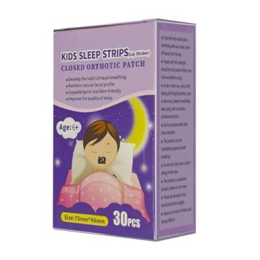 Imagem de Patch de Sono Adulto Banda Bucal Suave Reduz a Respiração Melhora o Noturno Fornece Alivio Imediato Ronco 30 Peças - Solução para Promove Nasal Melhor