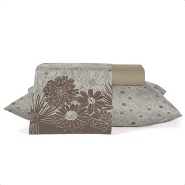 Imagem de Jogo Roupa de Cama Crystal 3-4 Peças 100% Algodão 120 Fios Teka (Naturalis, Solteiro)