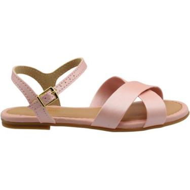 Imagem de Sandália Infantil Molekinha Tamisa Napa Metalizado Conforto Menina, 31