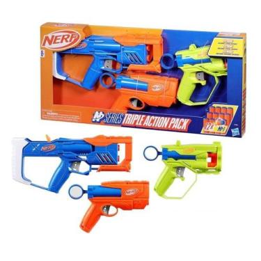 Imagem de Nerf N Series Triple Action Pack - Hasbro