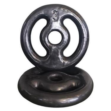 Imagem de Par Anilha Emborrachada 3Kg - Anilhas&Cia