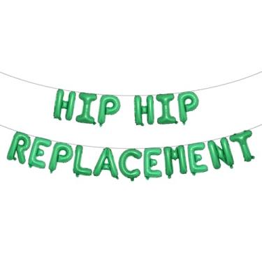 Imagem de Faixa de balão de substituição de quadril com glitter para homens, artigos de festa de aniversário, ideias e presentes, decorações de aniversário para adultos de 21, 30, 40, 50, 60, 70, 80 anos