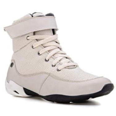 Imagem de Bota De Treino Masculina Rockfit Bolt Em Couro Marfim-Masculino