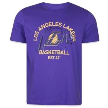 Imagem de Camiseta New Era Regular NBALos Angeles Lakers Core Masculino-Masculino