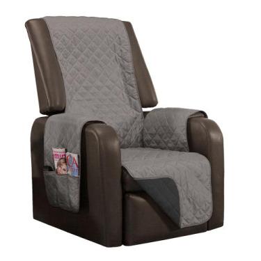 Imagem de Capa Protetora de Poltrona 1 Lugar Manu Matelada Dupla Face Impermeáve