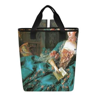 Imagem de Joitme Francois Boucher Madame Retratos Lancheiras Térmicas 36 Latas Mochila Praia Bolsa 35 x 14 cm x 40 cm