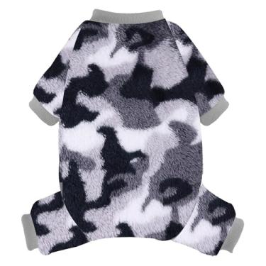 Imagem de Pijama de inverno para cães pequenos, meninas, meninos, pijamas de inverno para clima frio, 4 pernas, suéter para chihuahua yorkie xícara de chá, macacão, roupas fofas para animais de estimação (PP