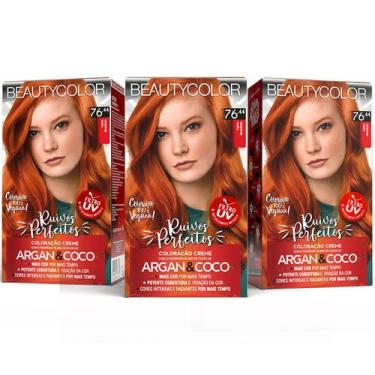 Imagem de 3un Coloração Beautycolor 76.44 Ruivo Absoluto