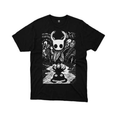 Imagem de Camiseta Unissex Oversized De Algodão Hollow Knight Silksong Y2k De Ma