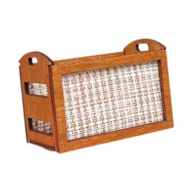 Imagem de Fenteer Mini Cesto Organizador para Casa de Bonecas, Prateleira de Armazenamento, Escala 1/12, Brinquedo de Faz de Conta, Móveis Organizadores, Cozinha, Micro, Múltiplos