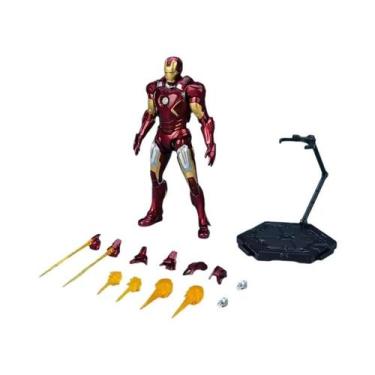 Imagem de Figura De Ação Marvel Iron Spider Homem De Ferro 12 Escala Brinquedo C