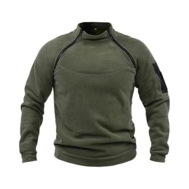 Imagem de Jaqueta Tática Militar Masculina De Moletom Casual Pullover À Prova De