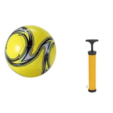 Imagem de Kit Bola de Futebol Campo + Bomba de Encher Tamanho Oficial