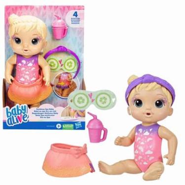 Imagem de Boneca Baby Alive Rainbow Spa Loira Hasbro F5617