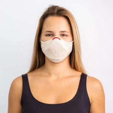 Imagem de Kit Máscara Proteção Fiber Knit Air Rosa Claro-Unissex